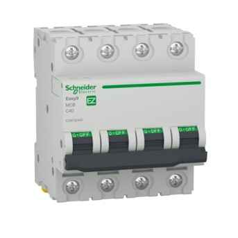 Disjunctor tetrapolar EZ9F32440 40A curba C 4.5KA 4 module - EZ9F32440 - 3606481493170