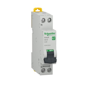 DJC EZ9P32640 Disjunctor 1P+N 40A curba C 4.5KA 1M - EZ9P32640 - 3606489940157 DJC EZ9P32640 Disjunctor 1P+N 40A curba C 4.5KA 1M - EZ9P32640 - 3606489940157
