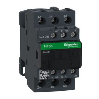 LC1D25V7 Contactor 25A 1F+1O 400V 50/60HZ - LC1D25V7 - 3389110350098