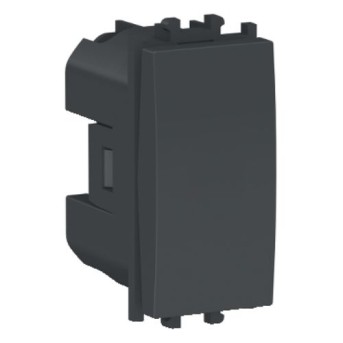 LMR0104003 Easy Styl Intrerupator cap scara 16AX 1 modul Negru - LMR0104003 - 3606489428525