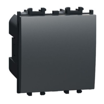 LMR1901003 Easy Styl Intrerupator cap cruce 16AX 2 module Negru - LMR1901003 - 3606482042155