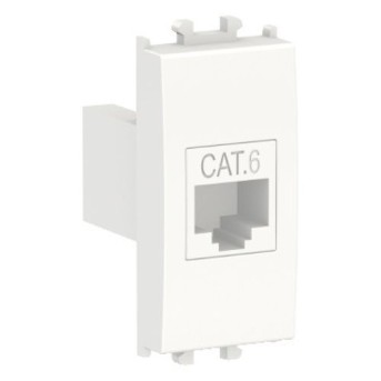 PRZ LMR6233001 Easy Styl Priza RJ45 UTP cat 6 1 modul Alb - LMR6233001 - 3606489428921