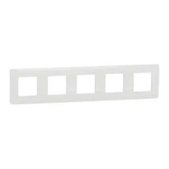 NU201018 New Unica Rama 2+2+2+2+2 module Alb - NU201018 - 3606489452483