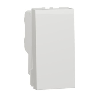 NU316218 New Unica Intrerupator bipolar 16A 1 modul Alb - NU316218 - 3606489454982