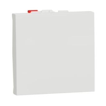 NU320620 New Unica Buton cu revenire 10A 2 m Alb Antibact - NU320620 - 3606489455286