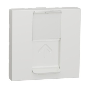 PRZ NU341718 New Unica Priza RJ45 STP cat 6 2 module Alb - NU341718 - 3606489466831