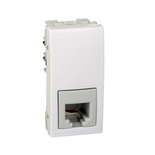 PRZ MGU3.490.18 Unica Priza telefon RJ11 1 modul Alb - MGU3.490.18 - 8420375126570