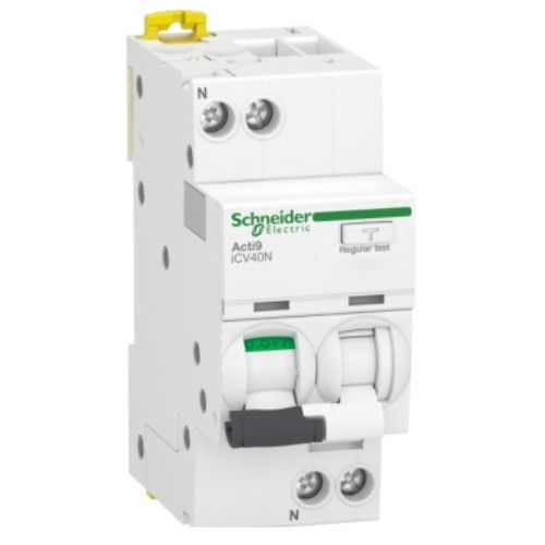 DJC A9DGA610 Disjunctor diferential RCBO 1P+N 10A B 4KA 10mA A 2M - A9DGA610 - 3606489751845