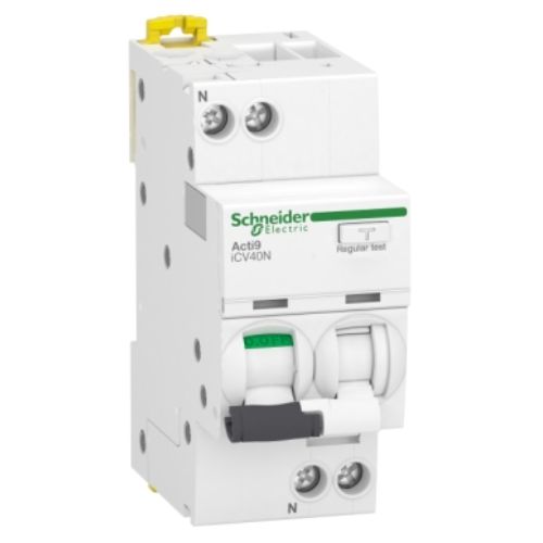 DJC A9DH3620 Disjunctor diferential RCBO 1P+N 20A B 6KA 30mA AC 2M - A9DH3620 - 3606489443993