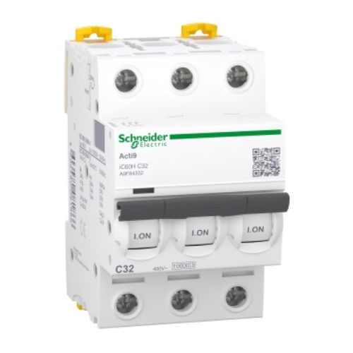 DJC A9F84332 Disjunctor tripolar 32A C 30KA 3M - A9F84332 - 3606480081866