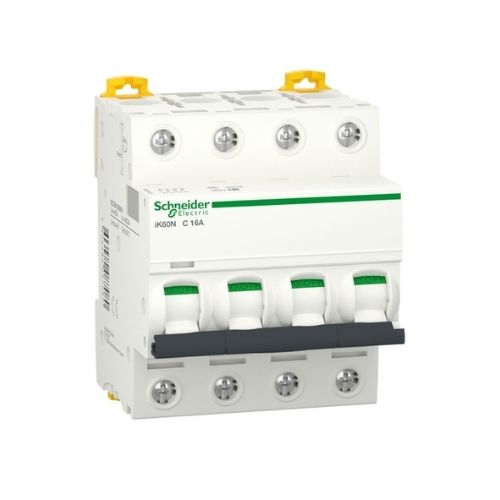 Disjunctor tetrapolar A9K24416 16A C 6KA 4 module - A9K24416 - 3606480087080