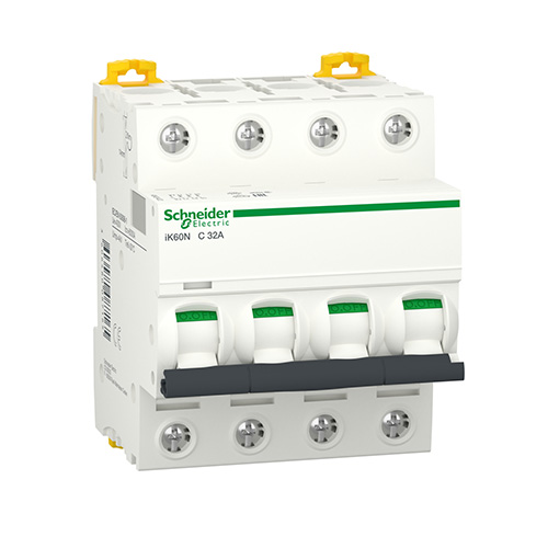 Disjunctor tetrapolar A9K24432 32A C 6KA 4 module - A9K24432 - 3606480087165