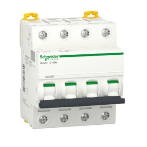 Disjunctor tetrapolar A9K24440 40A C 6KA 4 module - A9K24440 - 3606480086854