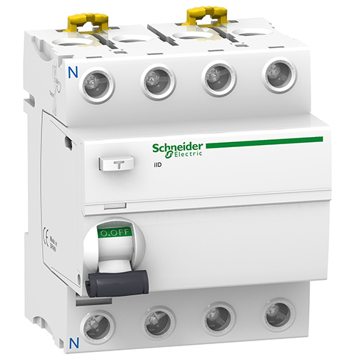 Intrerupator diferential A9R41440 RCCB 4P 40A 10KA 30mA 4 module - A9R41440 - 3606480089084