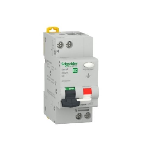 DJC EZ9D32606 Disjunctor diferential RCBO 1P+N 6A C 4.5KA 30mA 2M - EZ9D32606 - 3606489940355