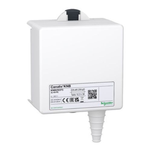 KNB25CF5 Canalis Cofert derivatie pentru sigurante NF 3P+N+P 25A 10x38 - KNB25CF5 - 3606480003295
