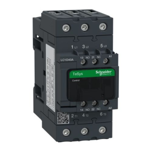 LC1D40AB5 Contactor 3P 40A 18.5KW AC3 24V - LC1D40AB5 - 3606489602505