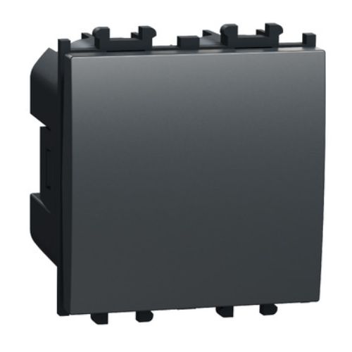 LMR1901003 Easy Styl Intrerupator cap cruce 16AX 2 module Negru - LMR1901003 - 3606482042155