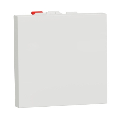 NU320620 New Unica Buton cu revenire 10A 2 m Alb Antibact - NU320620 - 3606489455286
