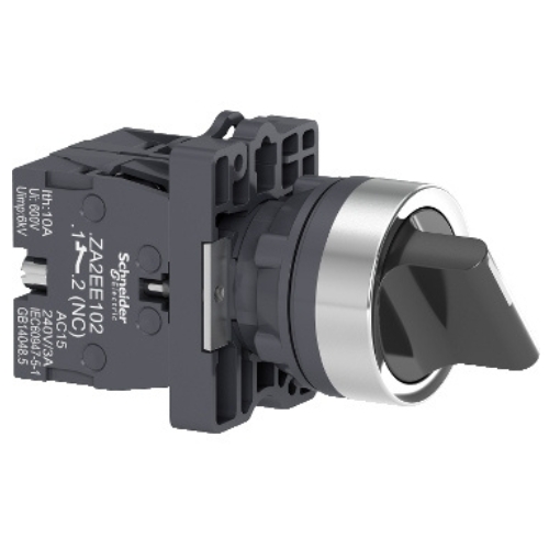 XA2ED25 Buton selector 2 pozitii 1NO+1NC Negru - XA2ED25 - 3606480673856