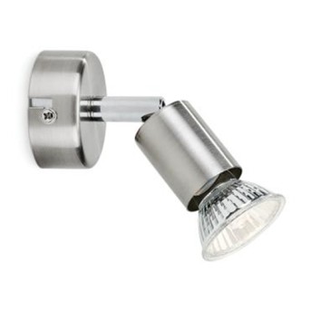 50300/17/E7 Spot Limbali 1xMax50W GU10 Nichel IP20 - 915005221601 - 8718696133194 50300/17/E7 Spot Limbali 1xMax50W GU10 Nichel IP20 - 915005221601 - 8718696133194