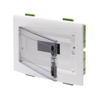 Tablou ingropat GW40605PM pentru gips-carton 12 module IP40 alb - GW40605PM - 8011564801875