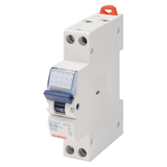 Disjunctor GW90026 1P+N 10A curba C 4.5KA 1 modul - GW90026 - 8011564056459