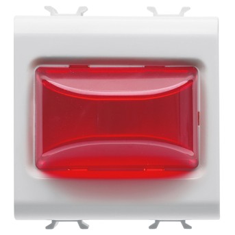 GW10633AB Buton indicator LED Rosu 2 module CH/Antibacterian - GW10633AB - 8034035071638