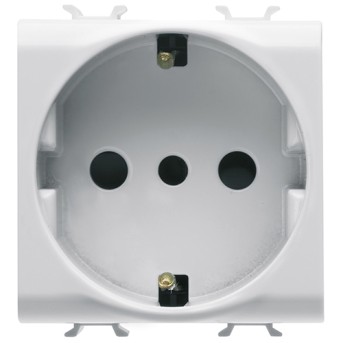 PRZ GW15205 Priza cu Protectie Copii 2P+E IT/DE 250V 16A 2 module CH/Alb Satin - GW15205 - 8034035075308 PRZ GW15205 Priza cu Protectie Copii 2P+E IT/DE 250V 16A 2 module CH/Alb Satin - GW15205 - 8034035075308