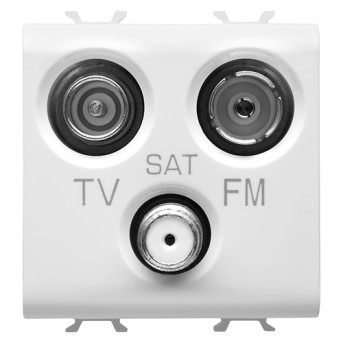 PRZ GW15382 Priza TV-SAT-FM CH/Alb Satin - GW15382 - 8034035075681 PRZ GW15382 Priza TV-SAT-FM CH/Alb Satin - GW15382 - 8034035075681