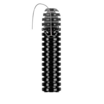 Copex PVC Gewiss tub flexibil cu fir de tragere negru mediu 2J D 16mm L100m - DX15116R - 8034035440625