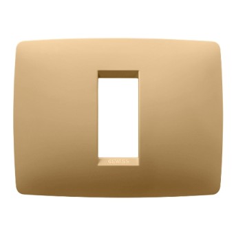 GW16101VO Rama One 1 modul CH/Auriu - GW16101VO - 8034035096389