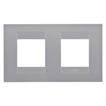Rama Geo International 2+2 module Orizontal CH/Gri-titan - GW16423VT - 8011564767386