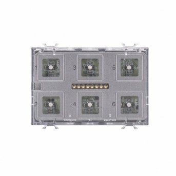 GWA9421 Panou Ice Touch KNX 6 canale, 3 module - GWA9421 - 8011564848641