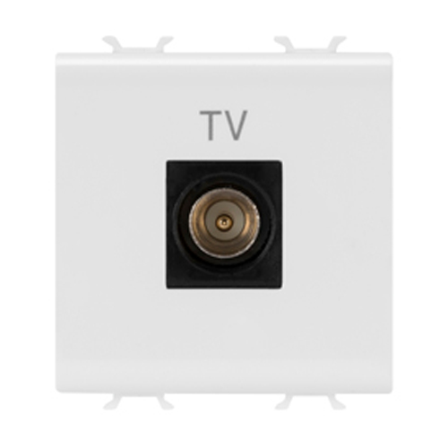Priza TV Direct 2 module CH/Alb - GW10367 - 8011564823648