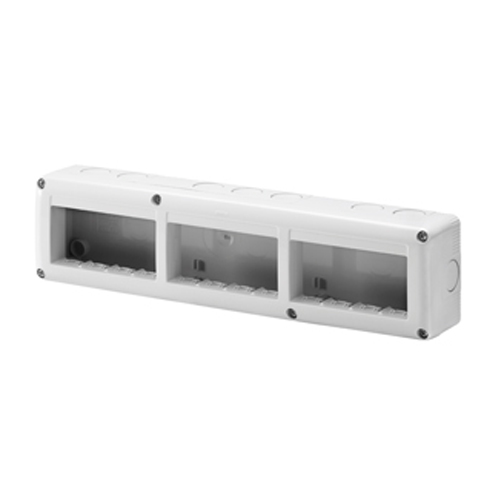 Carcasa aparenta pentru 12 module (4x3) orizontal IP40 SY/Gri - GW27007 - 8011564055308