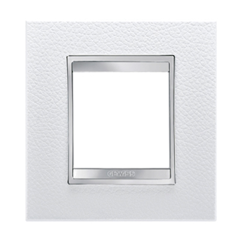 Rama Ch International Lux 2 module Alb piele - GW16222PB - 8011564273955
