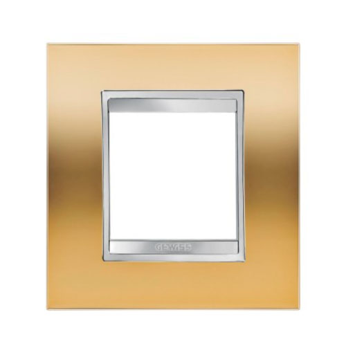 GW16222MO Rama Lux International 2 module CH/Auriu - GW16222MO - 8011564273658