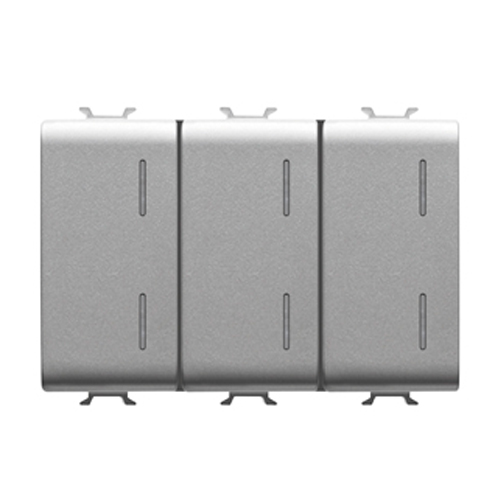 GW14783A Intrerupator cu simboluri KNX 6 canale 3 module CH/Gri Titan - GW14783A - 8011564876347