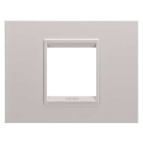 GW16202XL Rama Lux monocrom 2 module CH/Bej Satin - GW16202XL - 8034035070280