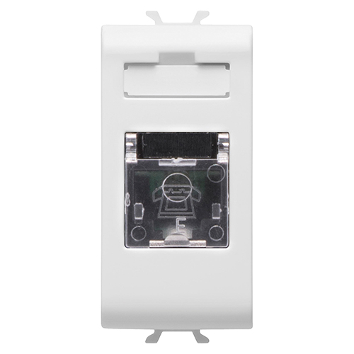 PRZ GW10401AB Priza telefon RJ11 1 modul CH/Antibacterian - GW10401AB - 8034035071553
