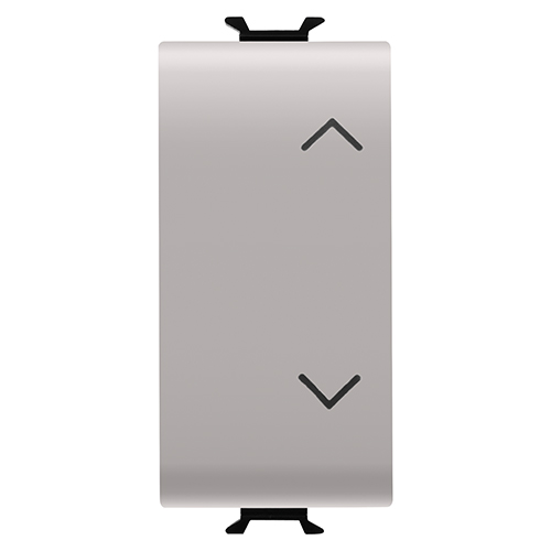 GW13121 Intrerupator 3 pozitii Up/Down 1P 10AX 1 modul CH/Bej Satin - GW13121 - 8034035072154