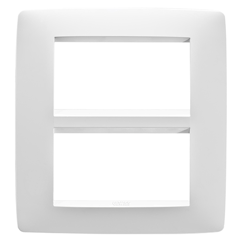 GW16108VW Rama One 8 (4+4) module CH/Alb Satin - GW16108VW - 8034035081828