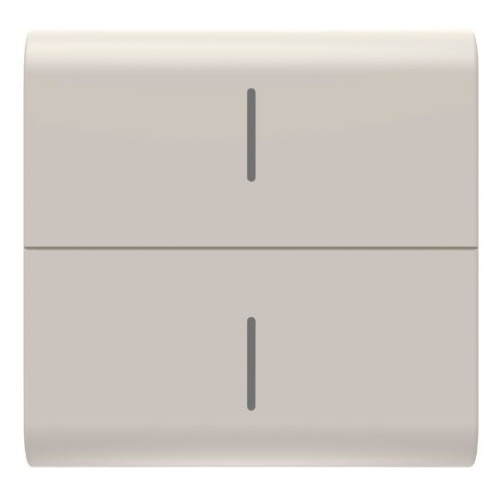 GW13820 Carcasa buton ECO 2 module CH/Bej Satin - GW13820 - 8034035098048