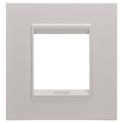GW16222XL Rama Lux International monocrom 2 module CH/Bej Satin (metal) - GW16222XL - 8034035103353