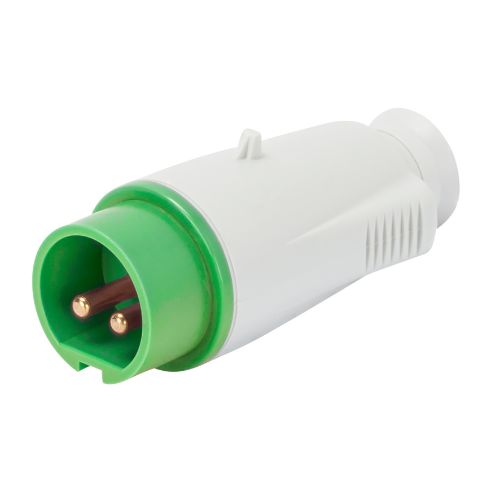 GW60070 Fisa industriala 2P 16A 20-25V/40-50V 11h Verde IP44 - GW60070 - 8011564011069