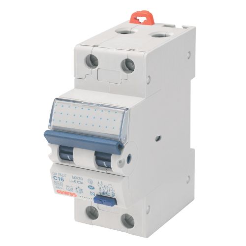 Disjunctor diferential GW94008 RCBO 1P+N 20A 4.5KA AC/0.03 2 module - GW94008 - 8011564059405