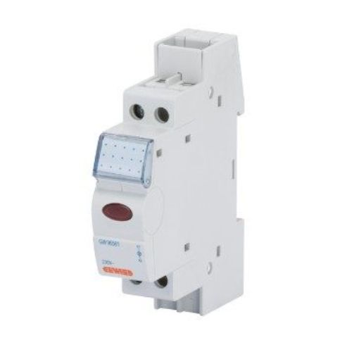 Indicator luminos Rosu 16A 230V 1 modul - GW96581 - 8011564447806