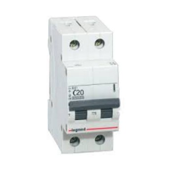 Disjunctor 419698 RX3 bipolar 20A C 4.5KA 2M - 419698 - 3245064196987 Disjunctor 419698 RX3 bipolar 20A C 4.5KA 2M - 419698 - 3245064196987