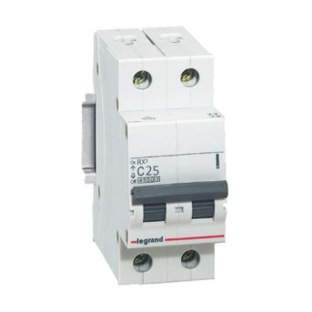 Disjunctor 419699 RX3 bipolar 25A C 4.5KA 2M - 419699 - 3245064196994 Disjunctor 419699 RX3 bipolar 25A C 4.5KA 2M - 419699 - 3245064196994